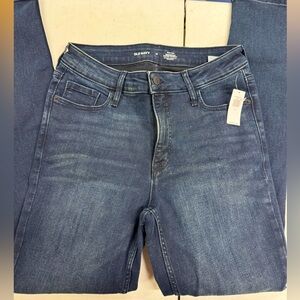 Womens old navy high rise rockstar super skinny jeans - size 10